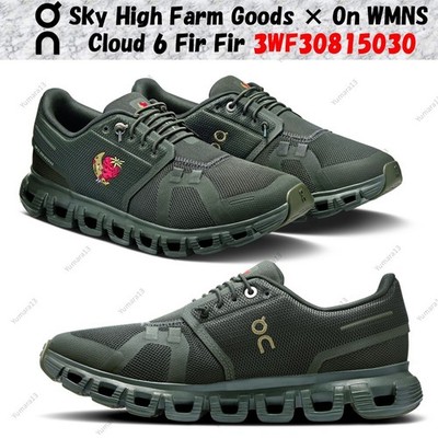 Sky High Farm Goods × On WMNS Cloud 6 Tanne Tanne 3WF30815030 Damengröße
