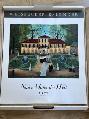 Weisbecker-Kalender, Naive Maler der Welt, 1977 OVP