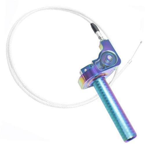 Throttle Grip Motorcycle 22mm CNC Aluminum Quick Twister with Multicolor - Picture 1 of 8