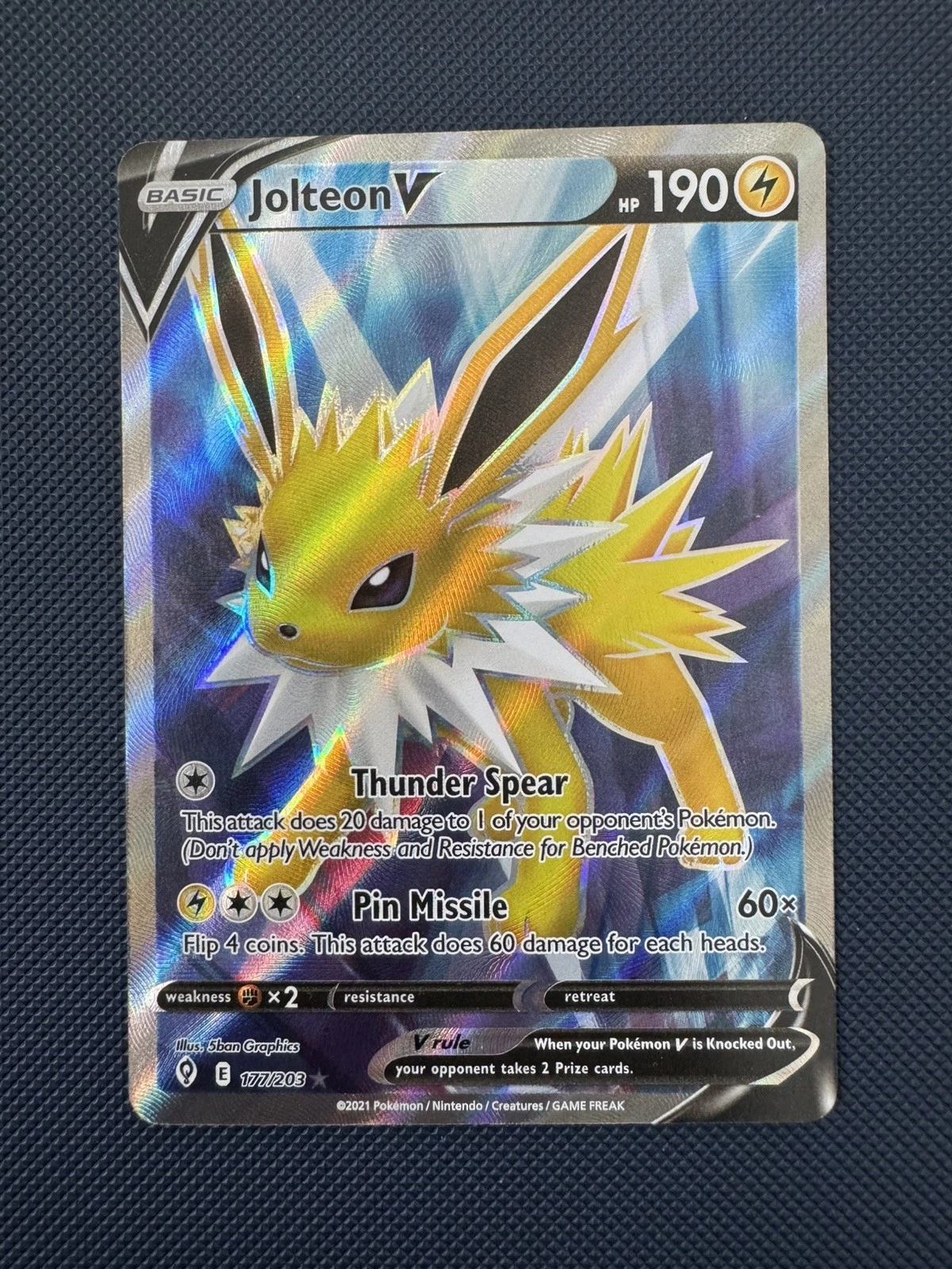 Jolteon V - Evolving Skies #177 Price & Value ($18.48) | PokeScope