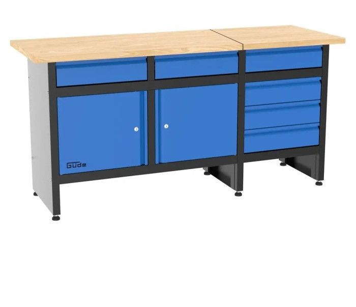 Établi 170 x 60 cm Güde à grande capacité de rangement pour outillage