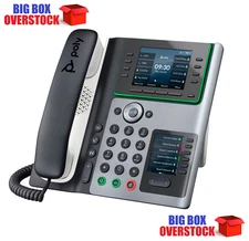 Poly Edge E450 IP Phone Corded Corded/Cordless Wi-Fi Bluetooth Desktop 82M90AA