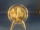 1970 Franklin Mint NO.1 Roberts Birds Great Horned Owls 2oz 925 Silver W/Docs