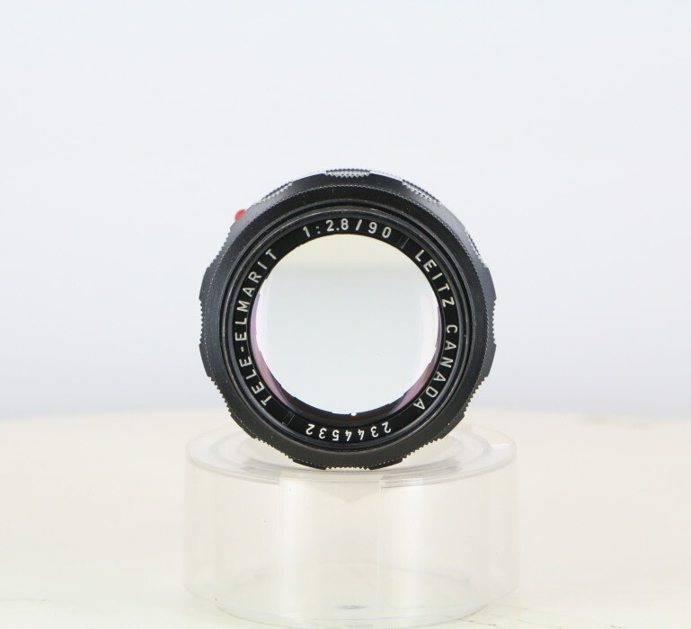Leica Tele-Elmarit-M 90mm F2.8 Early Thin Black MF Lens RF from Japan D0408