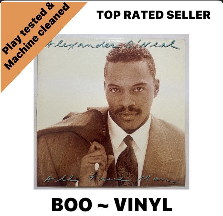 Alexander O’Neal  All True Man Vinyl LP Record Album Tabu Records EX / EX