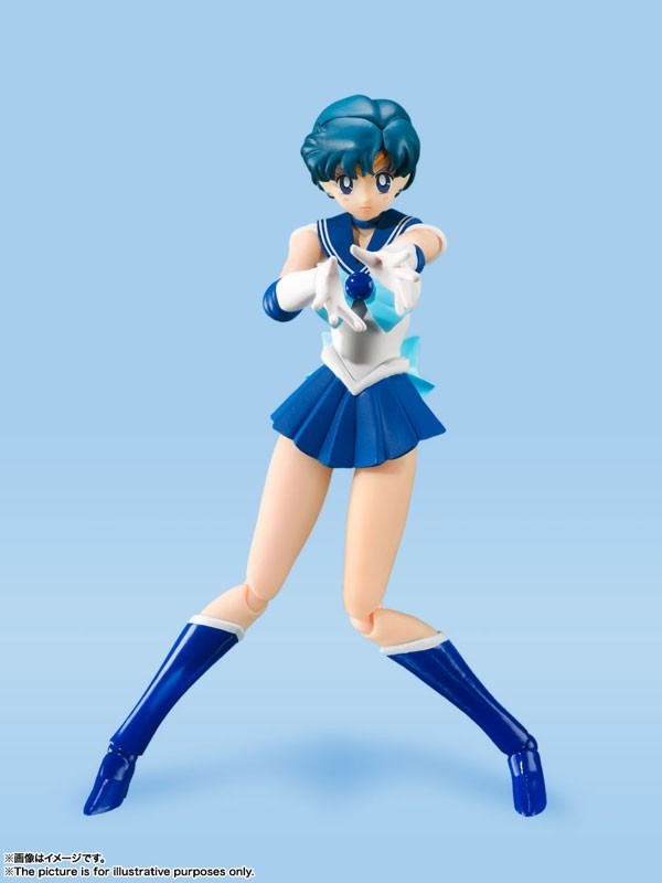 Bandai S.H. Figuarts Sailor Moon Sailor Mercury Animation Color Edition