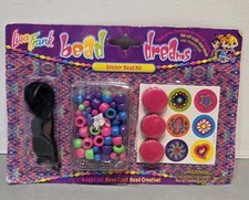 Lisa Frank Dream Beads Sticker Craft Kit Jewelry Bracelet Necklace Rainbow Color