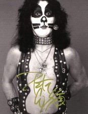 ROCK BAND KISS Peter Criss `The Catman` autograph, IP signed photo