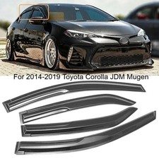Window Visors Vent Rain Guards Deflectors For 2014-2019 Toyota Corolla Jdm Mugen Window Visors Vent Rain Guards Deflectors For 2014-2019 Toyota Corolla Jdm Mugen