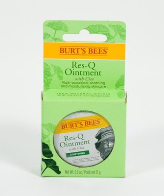 Burts Bees RES-Q OINTMENT with Cica 0.6oz tin Natural Soothing Skincare NIB