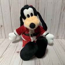 Vintage Disney Goofy Christmas Plush Santa Outfit 16 Inch