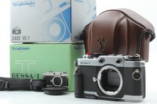 Box Near MINT w/Grip,Case Voigtlander Bessa-T 35mm Film Camera Body From JAPAN