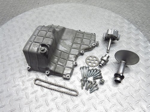 2003 02-03 Honda CBR 954 CBR954RR Oil Pan Sump Pump Engine Belly Cover Motor Lot