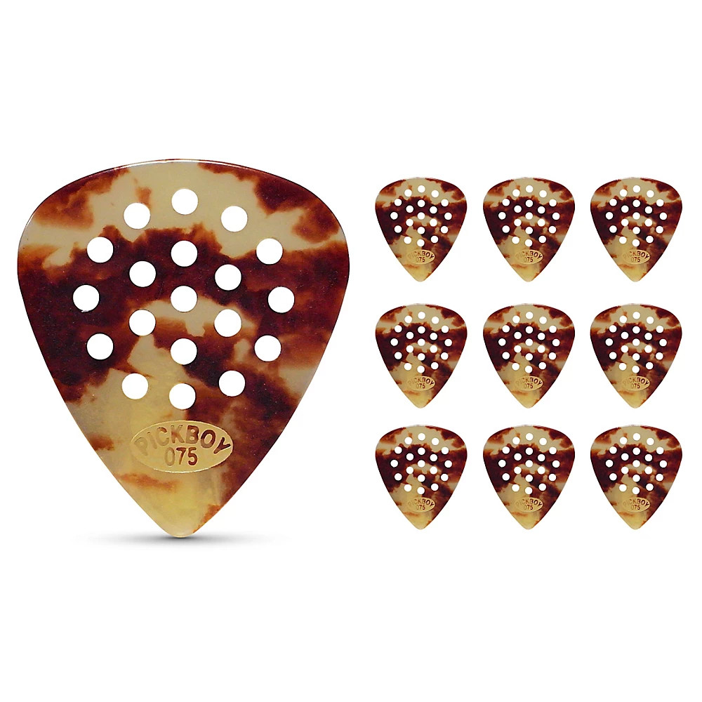 Pick Boy Pos-a-Grip Classic T Shell Cellulose Guitar Picks 75 mm 10 Pack 3190₽