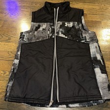 UNDER ARMOUR Gray Winter Vest YLG Youth size Large