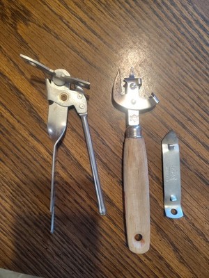 EKCO VTG MIRACLE CAN OPENER #885 METAL MANUAL HAND-HELD Lot Of 3 Items