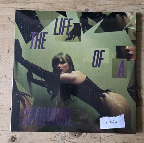 Taylor Swift The Life Of A Showgirl Shiny Bug Violet Shimmer Vinyl LP