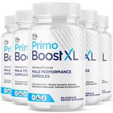  5 Pack Primo Boost XL Advanced Male Health Support PrimoBoosXL 300 Capsules