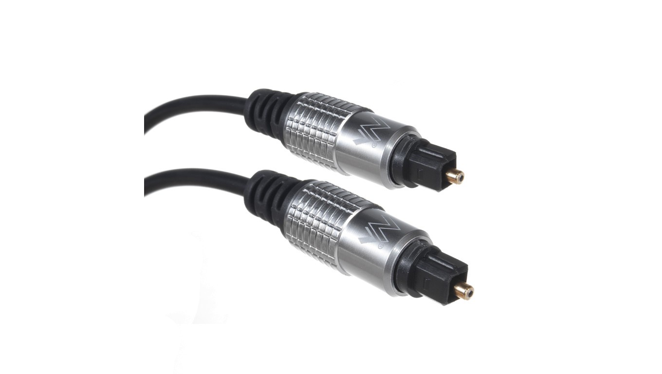 5902211112426 Przewód kabel optyczny cyfrowy 2,5m Maclean MCTV-452 Toslink T-T M