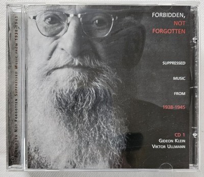 3 CDs Forbidden Not Forgotten suppressed music from 1938 - 1945