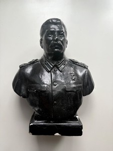 Plaster bust of Joseph Stalin