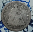 1853  Seated Liberty Half Dime   {{{{3C58