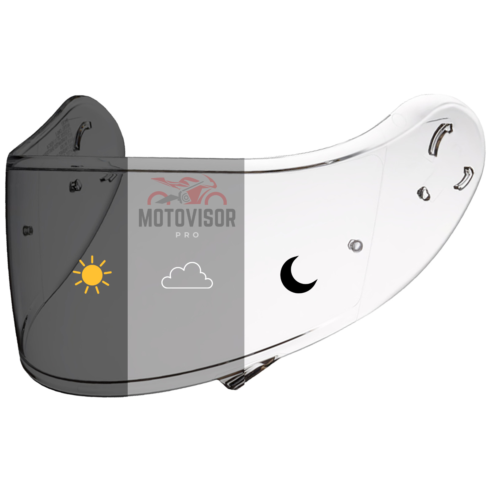 Visiera per Shoei Neotec II CNS 3 - Pinlock Ready Antigraffio