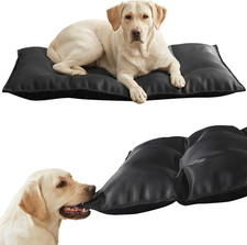 Chew Proof Dog Bed Crate Pad for Aggressive Chewers - Indestructible Heavy Duty