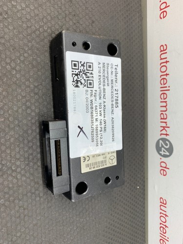217885 Steuergerät MERCEDES-BENZ A-Klasse (W168) A2038209926 A 210 EVOLUTION