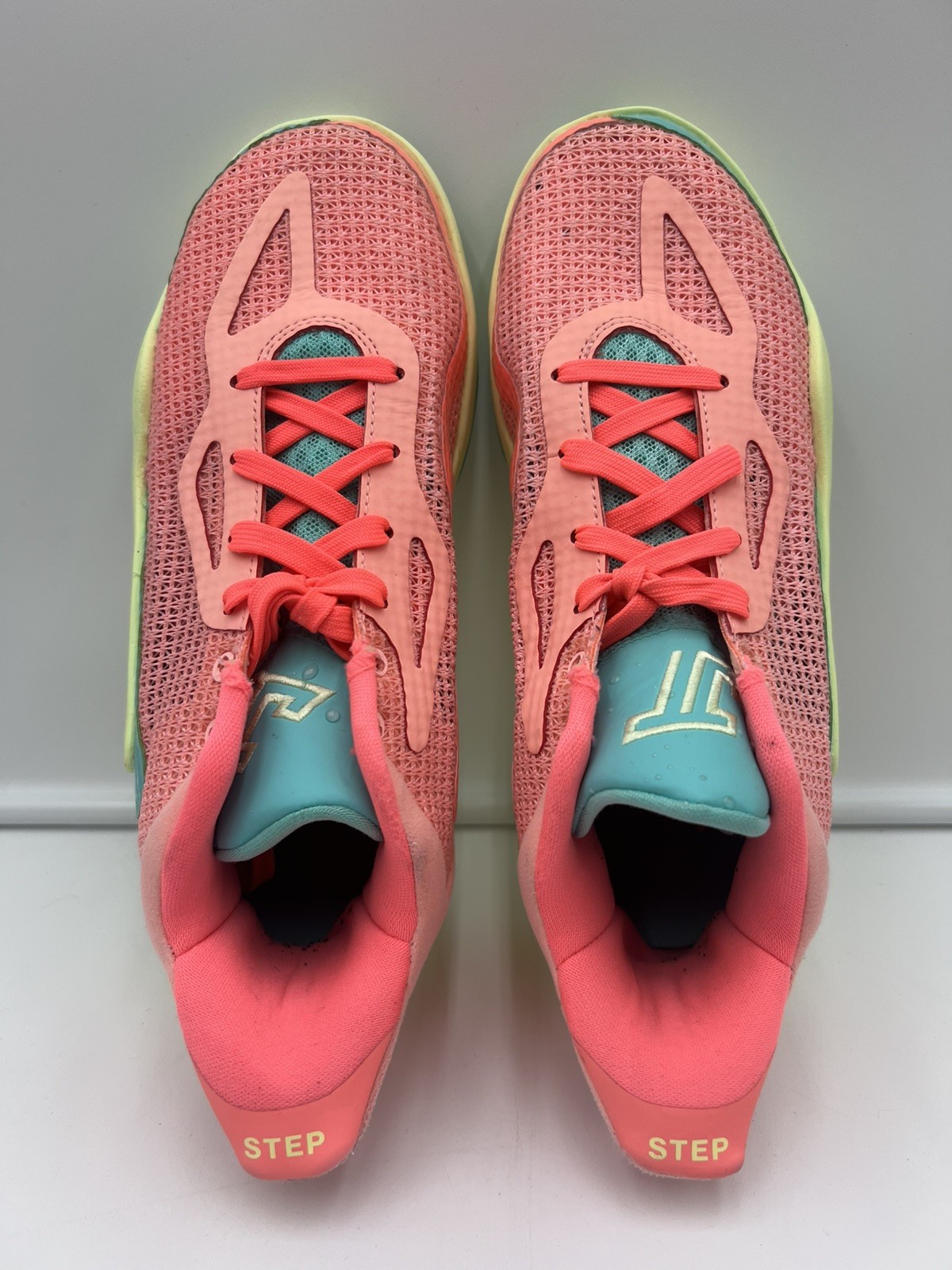 Jordan Tatum 1 Deuce Pink Lemonade Basketball Shoes Boys Size 5Y DX5359-600 thumbnail 7