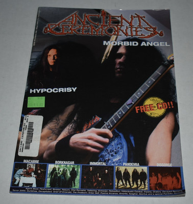 ANCIENT CEREMONIES Magazine #6 Dec 2000 - Morbid Angel hypocrisy - NO CD