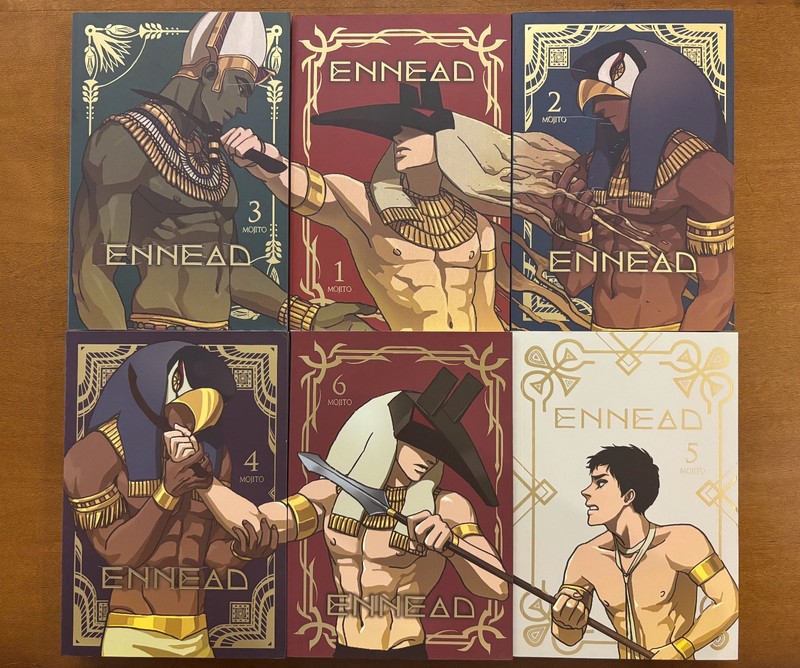 ENNEAD Vol. 1-6 (Paperback), Mojito, Brand New, Korean Language, Boys' Love