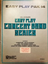 Easy play pack 4 Hal Leonard Noten Blasorchester Concert Band Partitur Stimmen