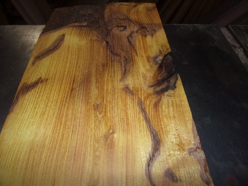 OSAGE ORANGE LUMBER WOOD KILN DRIED BOARD 31 1/8"X 6 3/8"X 1" F51F RUSTIC - Picture 5 of 8