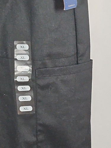 Cherokee Black Workwear Stretch Womans Drawstring Cargo Tall Scrub Pants XL NWT - Picture 3 of 13