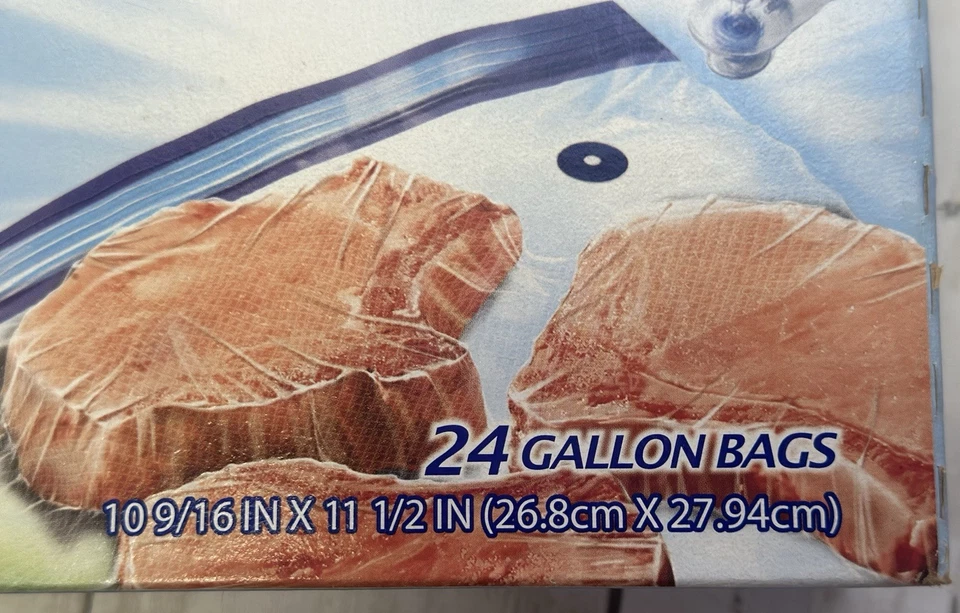 Bolsas congelador al vacío Handi-Vac Reynolds almacenamiento de alimentos tamaño galón de 24 quilates Foto 3 de 3