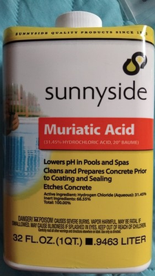 #ad #ad Sunnyside Corporation 71032 1 Quart Muriatic Acid $14.99