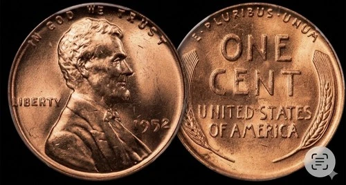 1952 P 1952P Lincoln Cent Wheat Penny Uncirculated UNC BU