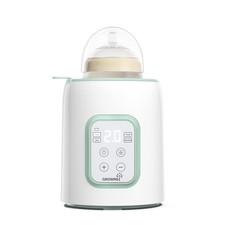 Grownsy Baby Bottle Warmer, 8-in-1 Fast Milk Warmer with Timer for Green