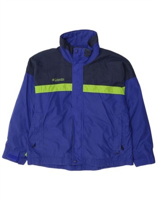 Columbia Herren Regenjacke Bugaboo UK 40 Large Blau Colourblock YH10