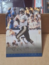 2000 ARCHIE MANNING UPPER DECK LEGENDS NFL CARD #43 NEW ORLEANS SAINTS MISS