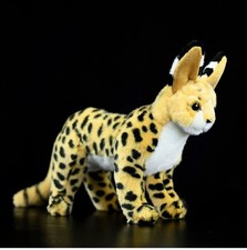 Serval Cat 10 inch Stuffed Animal Plush Toys Toddler Doll Kids Gifts