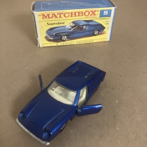 Vintage Matchbox #5 Superfast Lotus Europa With Original Box! - Picture 2 of 24