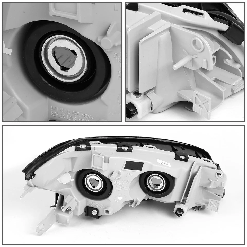 PARA 08-12 CHEVY MALIBU GEN7 CARCASA CROMADA SEÑAL CLARA FARO OE REPUESTO Foto 4 de 4