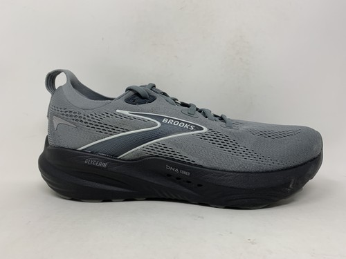 Men's Brooks Glycerin 22, Primer Gray/Ebony/Bluewash, 9 D Medium US