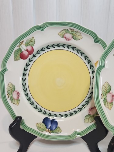 Villeroy & Boch Set of 2 French Garden Fleurence Salad Plates 8.25 Germany - 第 3/10 張圖片