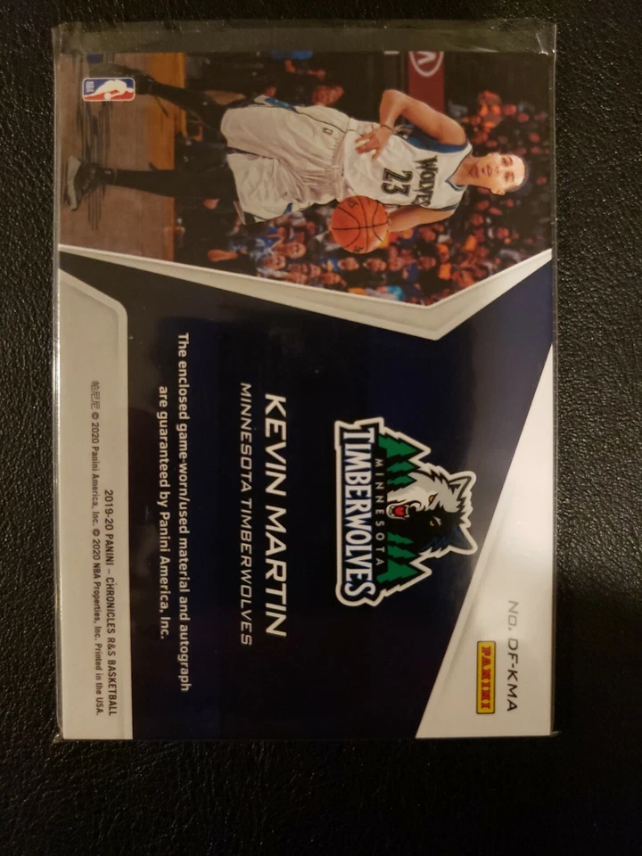 2019-20 Panini Chronicles Dress For Success Red Kevin Martin #DF-KMA Auto Relic - Image 2 of 2