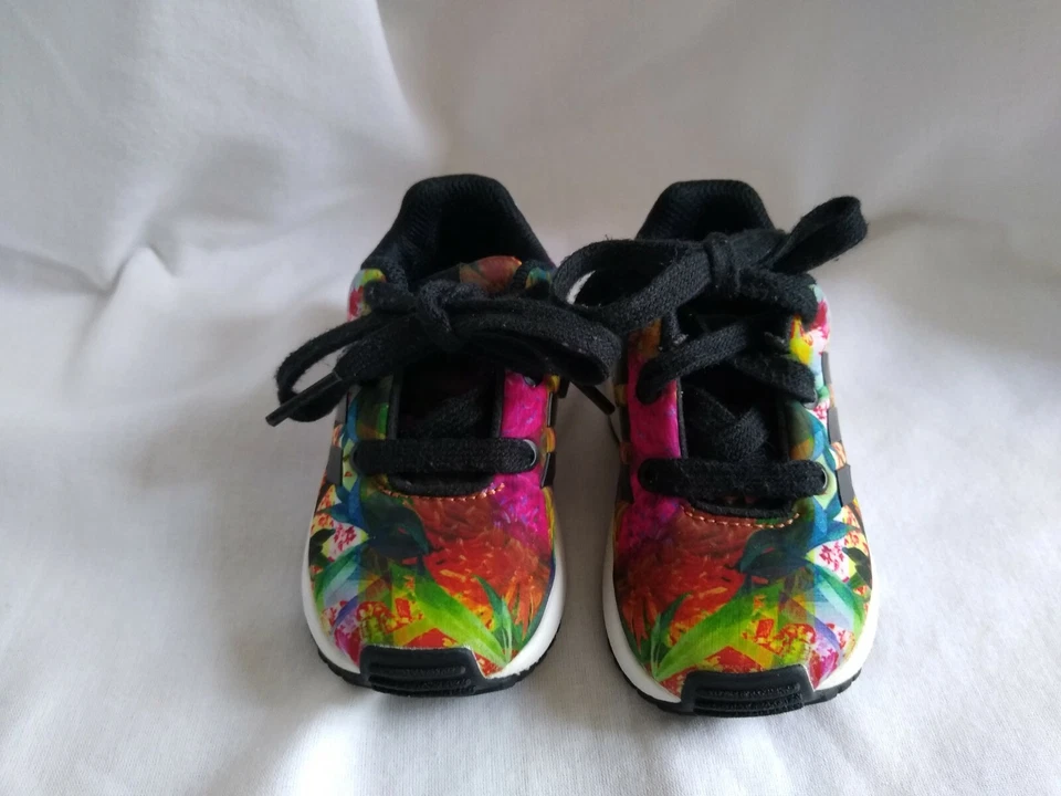 Adidas ZX Flux Torsion Ortholite Abstracto Multicolor B24373 Bebé Talla 5K Foto 3 de 4