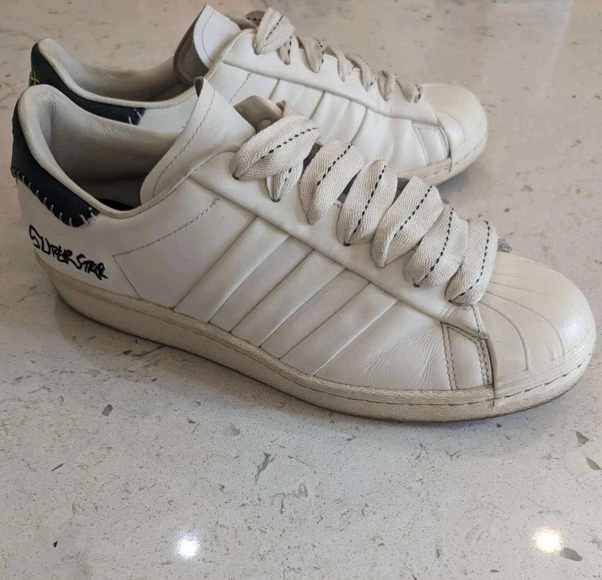 NEW ADIDAS SUPERSTAR SAMBA JONAH HILL SZ 10.5 WHITE GREEN