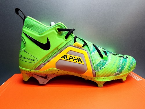 New *No Lid* Nike Alpha Menace Pro 3 Razor Sharp Football Cleats FB8442 Sz 10.5 - Picture 7 of 18